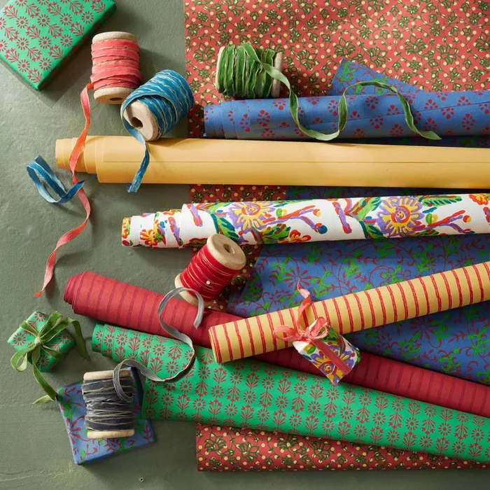 Women Artisan Impressions Wrapping Paper Set Sundance Catalog Decor