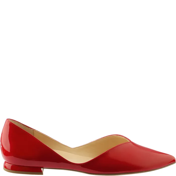 Women Basic Ballerinas Red HGL Classic