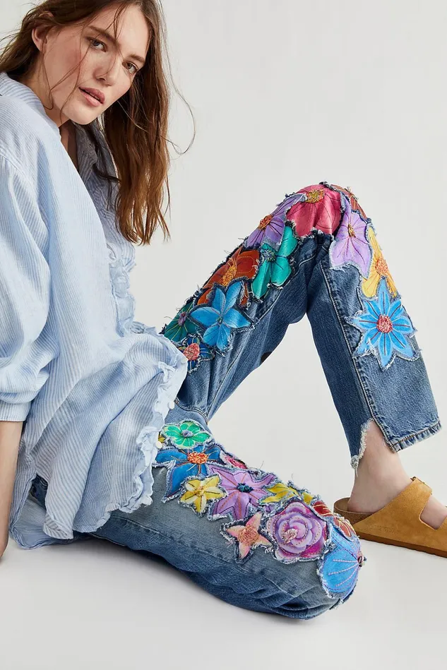 Women Boyfriend Jeans Free People Rialto Kat Jeans Assorted