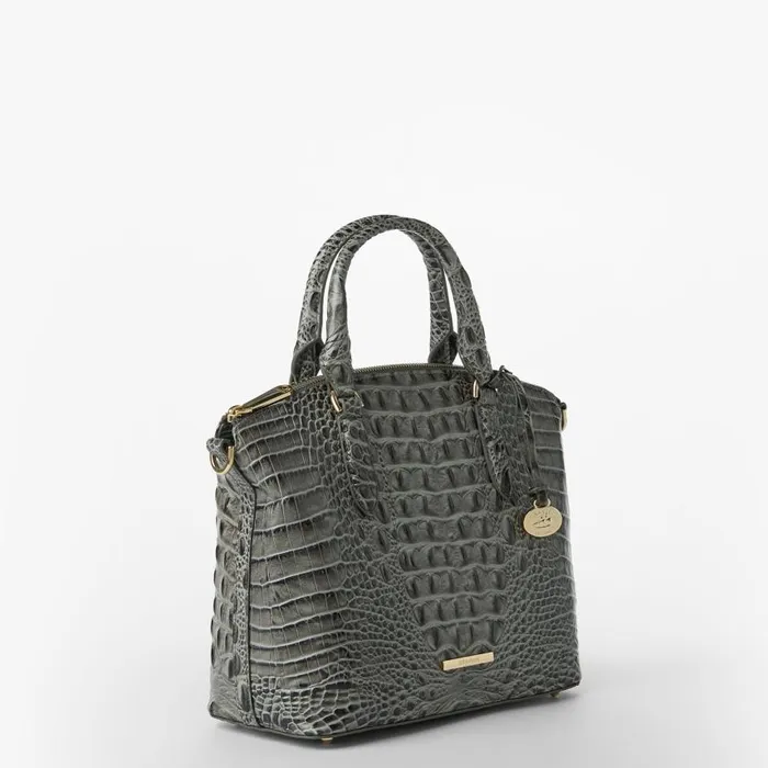 Women Brahmin Satchels Duxbury Satchel Charcoal Zinnia