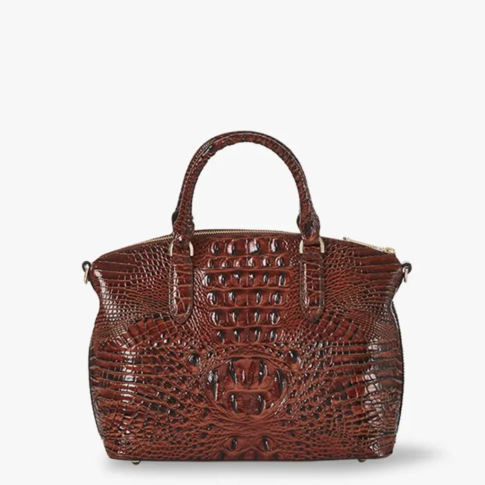 Women Brahmin Satchels Duxbury Satchel Pecan Melbourne