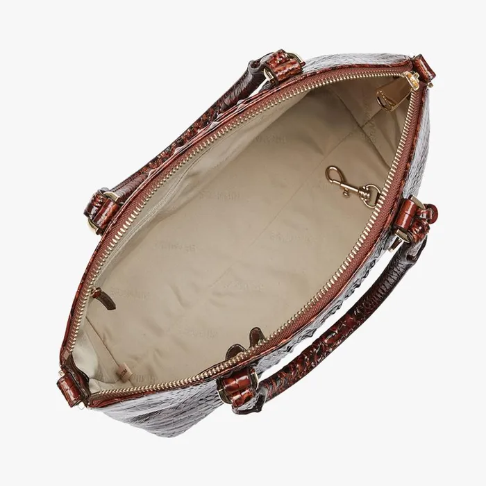 Women Brahmin Satchels Duxbury Satchel Pecan Melbourne