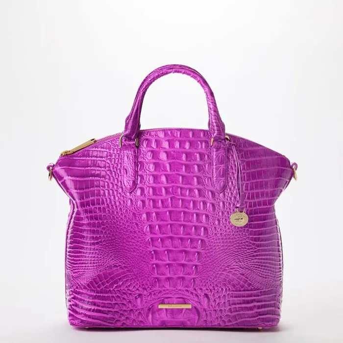 Women Brahmin Satchels Large Duxbury Satchel Deep Fuschia Melbourne