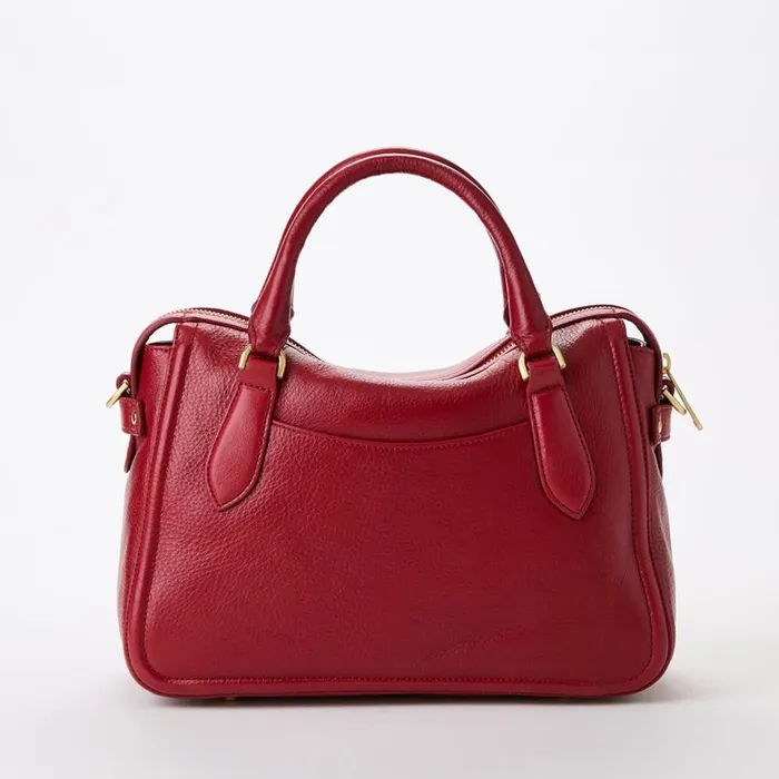 Women Brahmin Satchels Micaela Radiant Red Mystic