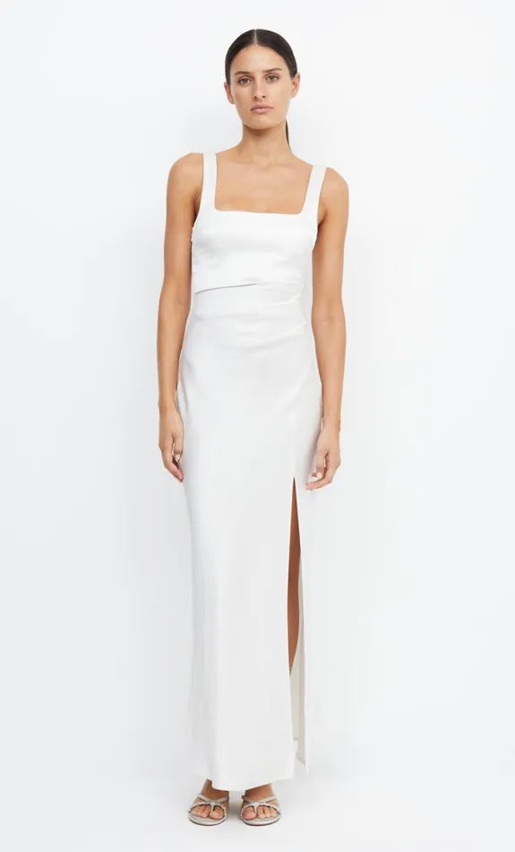 Women Brides Bec Bridge THE DREAMER SQUARE NECK DRESS Ivory