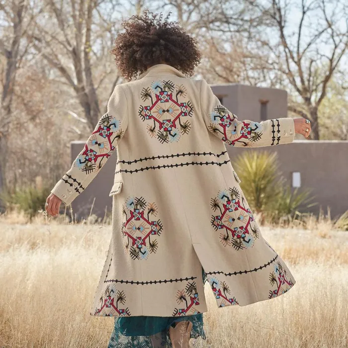 Women Cardiff Folk Coat Cashew Sundance Catalog Jackets and Coats Women Cardiff Folk Coat Cashew Sundance Catalog Jackets and Coats