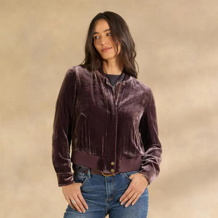 Women Carina Velvet Bomber Petite Fudge Sundance Catalog Petite Styles Women Carina Velvet Bomber Petite Fudge Sundance Catalog Petite Styles