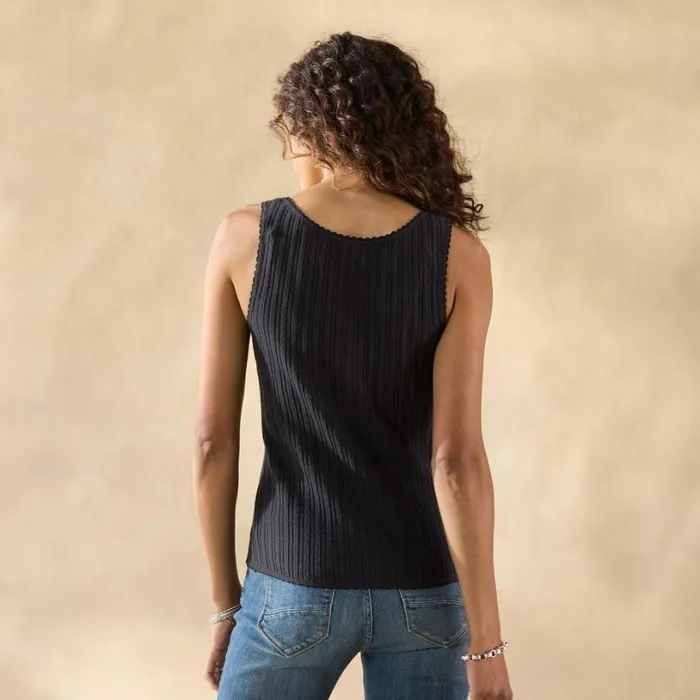 Women Carla Rib Tank Black Sundance Catalog Tops Women Carla Rib Tank Black Sundance Catalog Tops