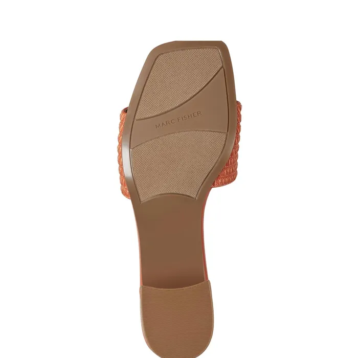 Women Casala Block Heel Sandal Orange Marc Fisher Sandals