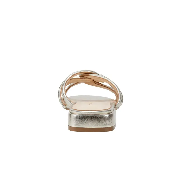 Women Casara Slide Sandal Platino Marc Fisher Mules and Slides