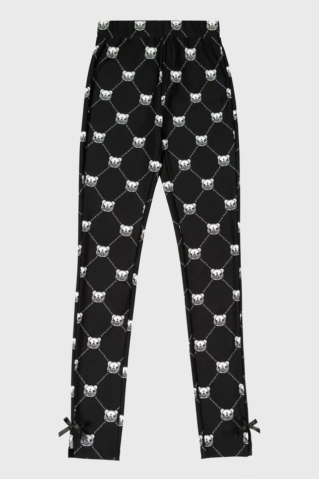 Women Chill Out Killstar Bone To Pick Leggings
