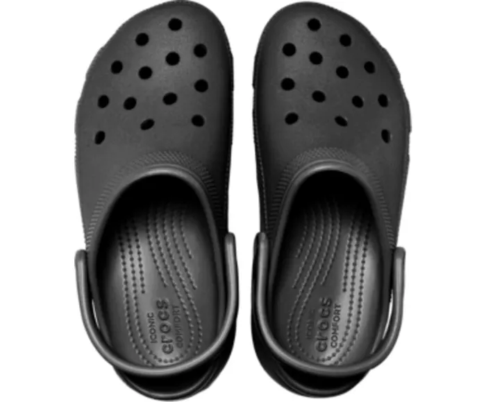 Women Classic Platform Clog Black Crocs Clogs