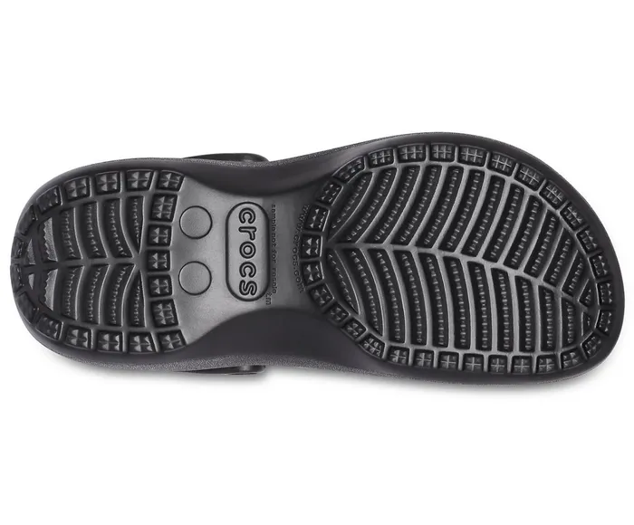 Women Classic Platform Clog Black Crocs Clogs