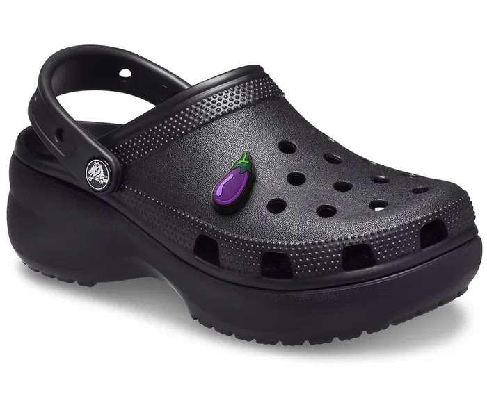Women Classic Platform Clog Black Crocs Clogs