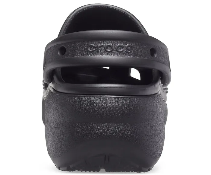 Women Classic Platform Clog Black Crocs Clogs