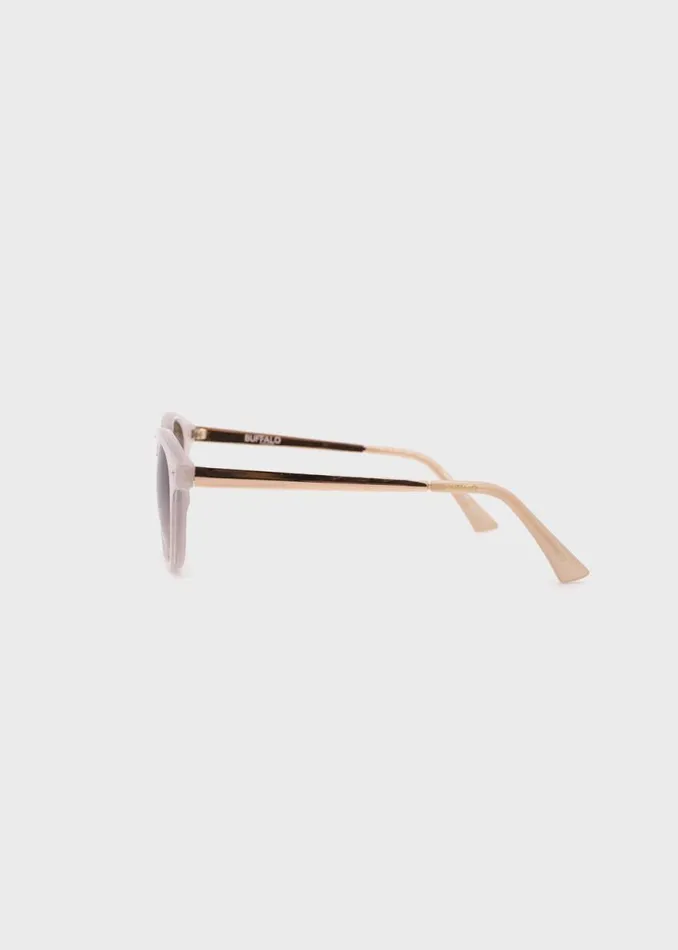 Women Colorblock Clubmaster Sunglasses Pink Buffalo David Bitton Sunglasses