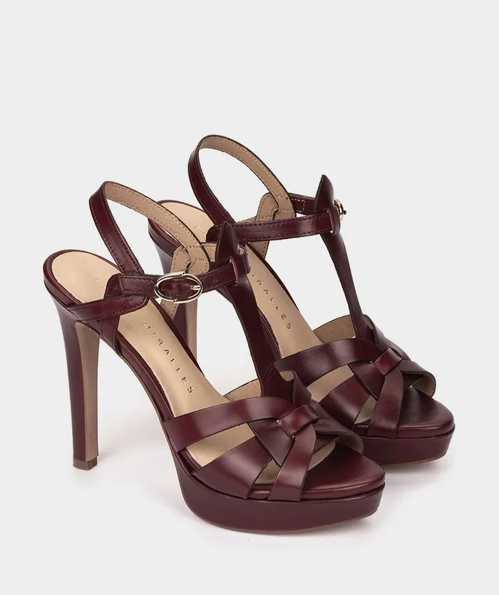 Women Copenhague Red 8211 Heeled Sandals Pedro Miralles