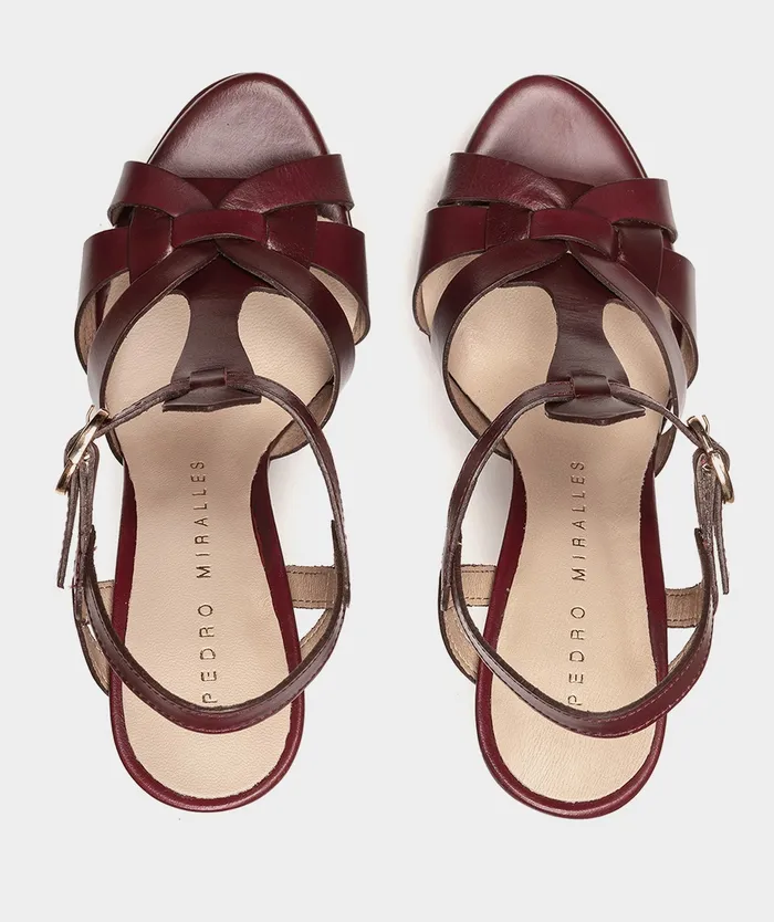 Women Copenhague Red 8211 Heeled Sandals Pedro Miralles