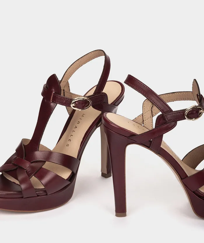 Women Copenhague Red 8211 Heeled Sandals Pedro Miralles