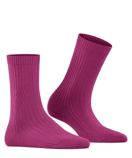 Women Cross Knit Women Socks Pink Orchid FALKE Socks