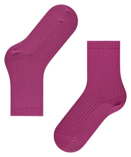 Women Cross Knit Women Socks Pink Orchid FALKE Socks