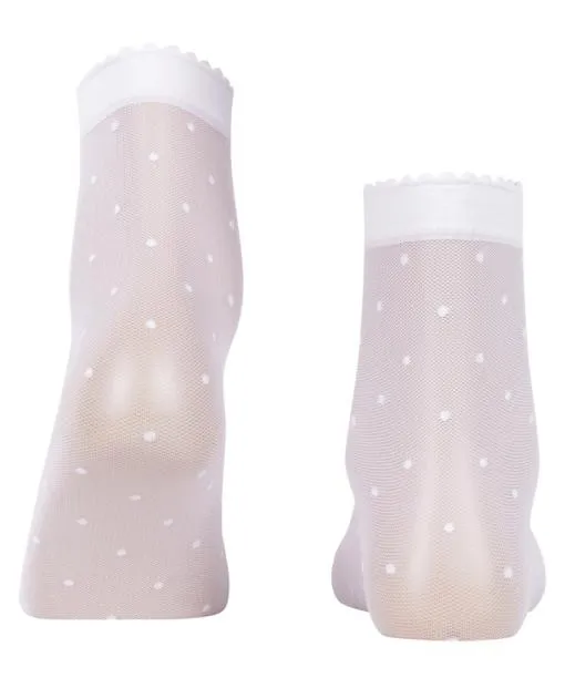 Women Dot 15 DEN Women Anklets White FALKE Socks