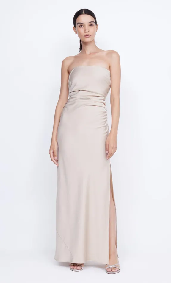 Women Dresses Bec Bridge ETERNITY STRAPLESS MAXI Sand