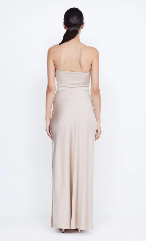 Women Dresses Bec Bridge ETERNITY STRAPLESS MAXI Sand
