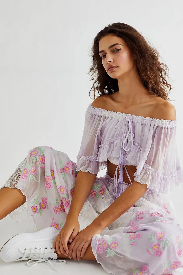 Women Dresses Free People Love Street Set Lavender