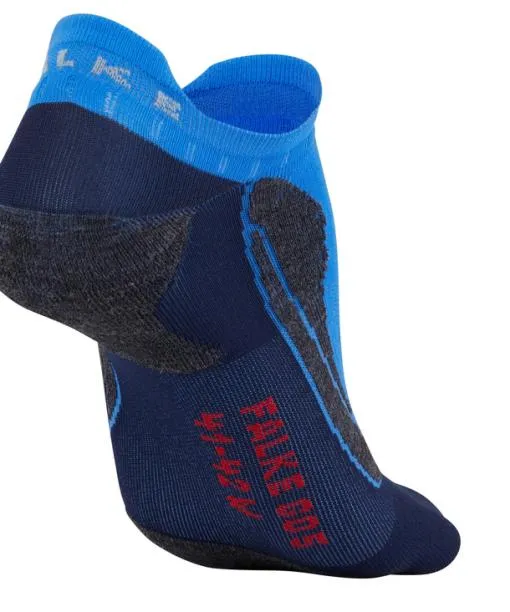 Women GO5 Invisible Women Golf No Show Socks Blue Note FALKE Golf Socks