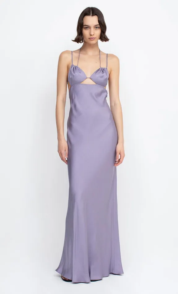 Women Guests Bec Bridge KAI STRAPPY MAXI DRESS Ash Lilac