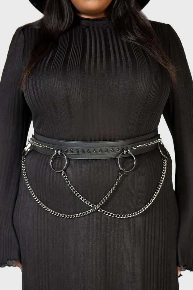 Women Harnesses and Belts Killstar Learn From Miseries Belt