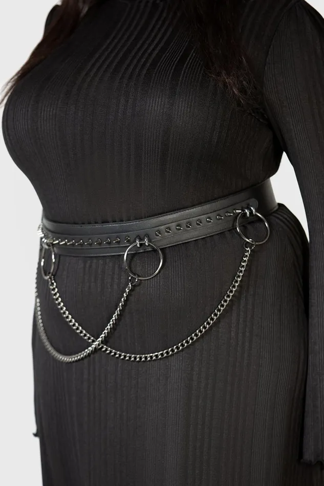 Women Harnesses and Belts Killstar Learn From Miseries Belt