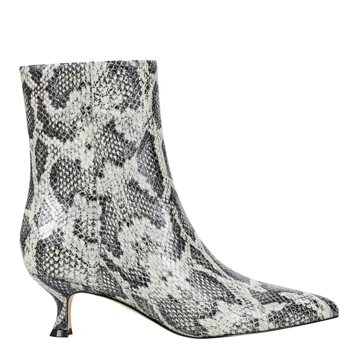Women Iggy Dress Bootie Snake Print Marc Fisher Booties