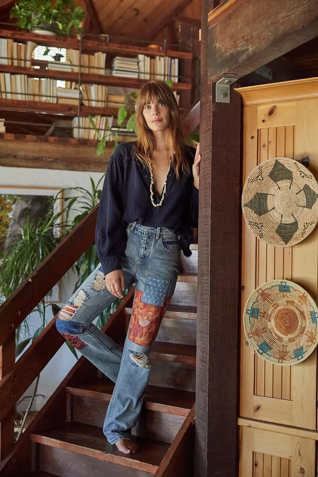 Women Jeans Free People Belladonna Jean Orange Blossom