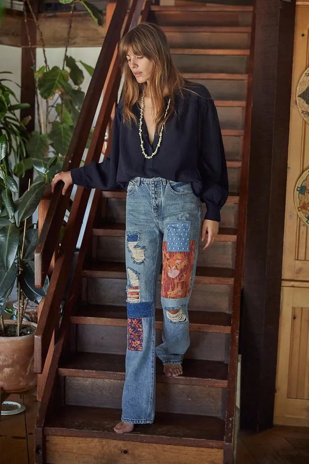 Women Jeans Free People Belladonna Jean Orange Blossom