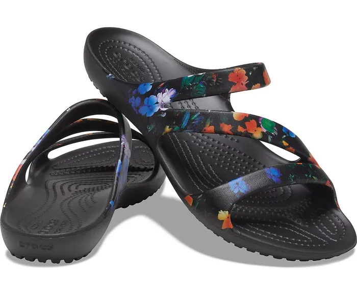 Women Kadee II Graphic Sandal Black Crocs Sandals