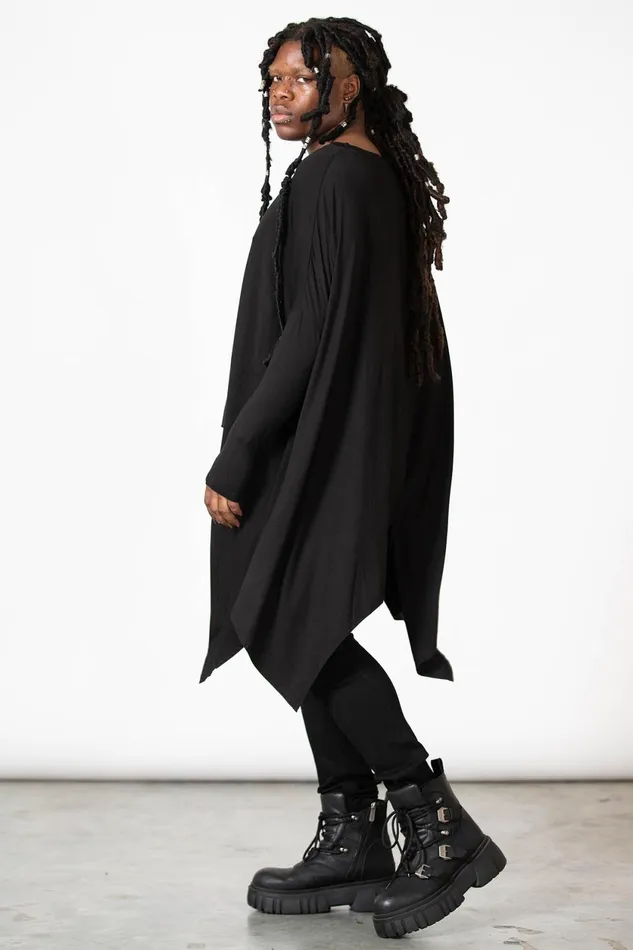 Women Long Sleeves Killstar Lunar Oversized Top