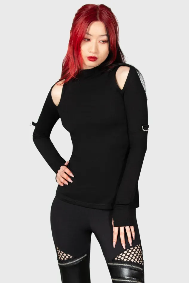 Women Long Sleeves Killstar Nebula Long Sleeve Top