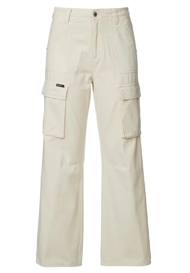 Women Low Rise Straight Gia Beige Cargo Pants Turtledove Buffalo David Bitton Straight Leg