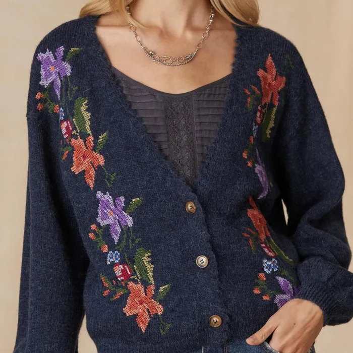 Women Luna Cardigan Midnight Sundance Catalog Sweaters Women Luna Cardigan Midnight Sundance Catalog Sweaters
