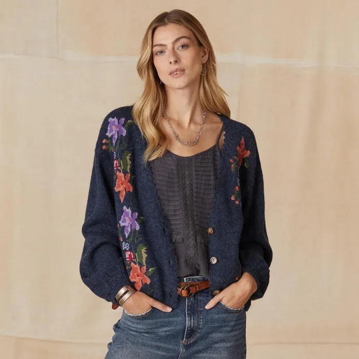 Women Luna Cardigan Midnight Sundance Catalog Sweaters Women Luna Cardigan Midnight Sundance Catalog Sweaters
