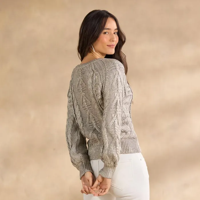 Women Marta Sweater Metallic Sundance Catalog Sweaters Women Marta Sweater Metallic Sundance Catalog Sweaters