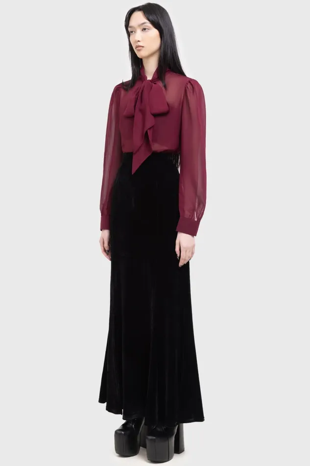 Women Maxi Skirts Killstar Void Viper Skirt