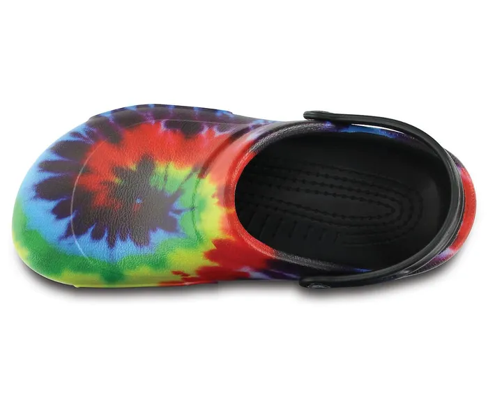 WomenMen Bistro Graphic Clog Black Multi Crocs Clogs