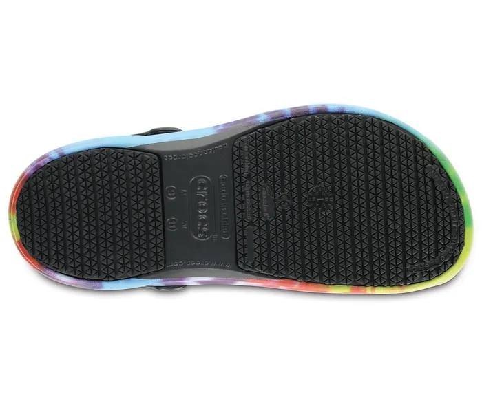 WomenMen Bistro Graphic Clog Black Multi Crocs Clogs