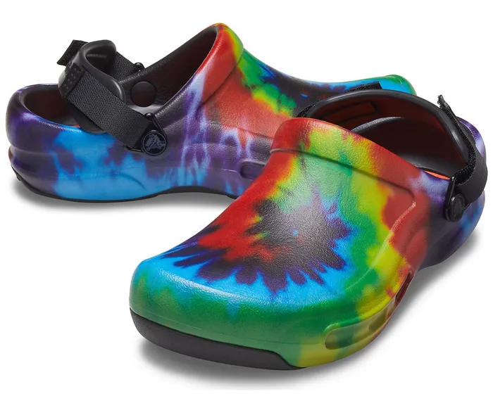 WomenMen Bistro Pro LiteRide Graphic Clog Multi Crocs Clogs