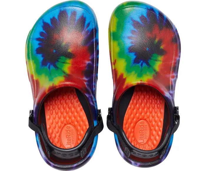 WomenMen Bistro Pro LiteRide Graphic Clog Multi Crocs Clogs