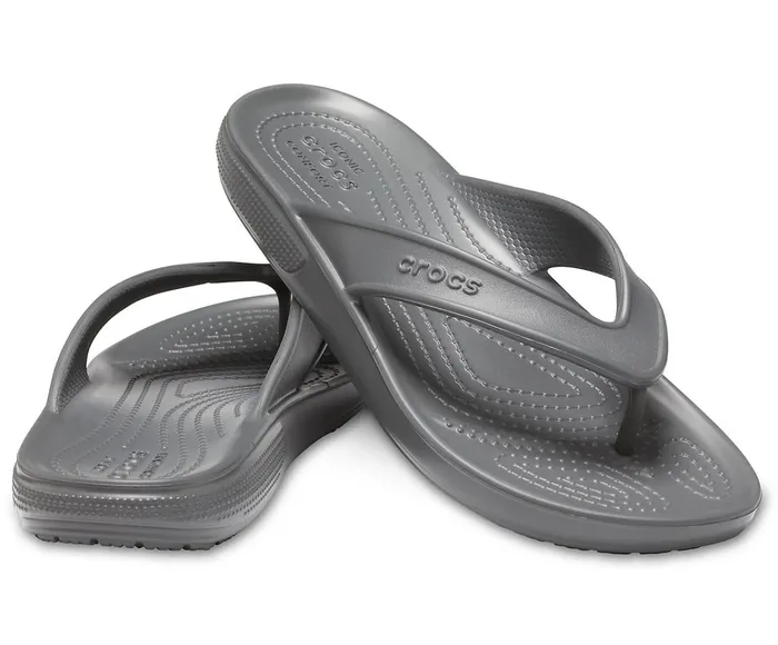WomenMen Classic II Flip Slate Grey Crocs Sandals
