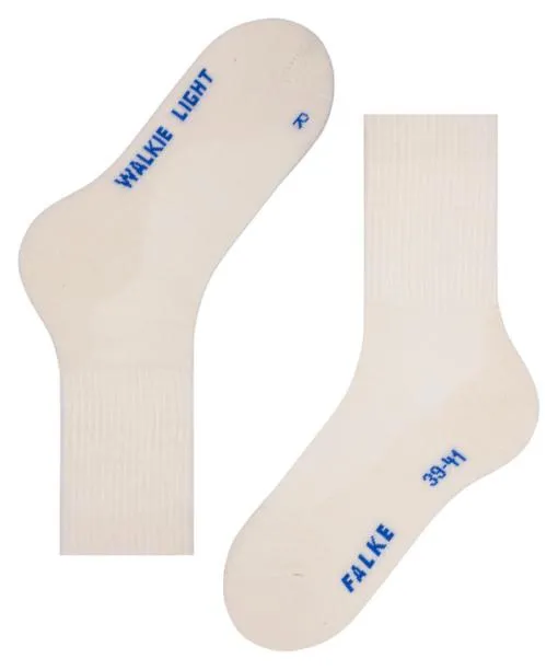 WomenMen Walkie Light Unisex Socks Woolwhite FALKE Socks